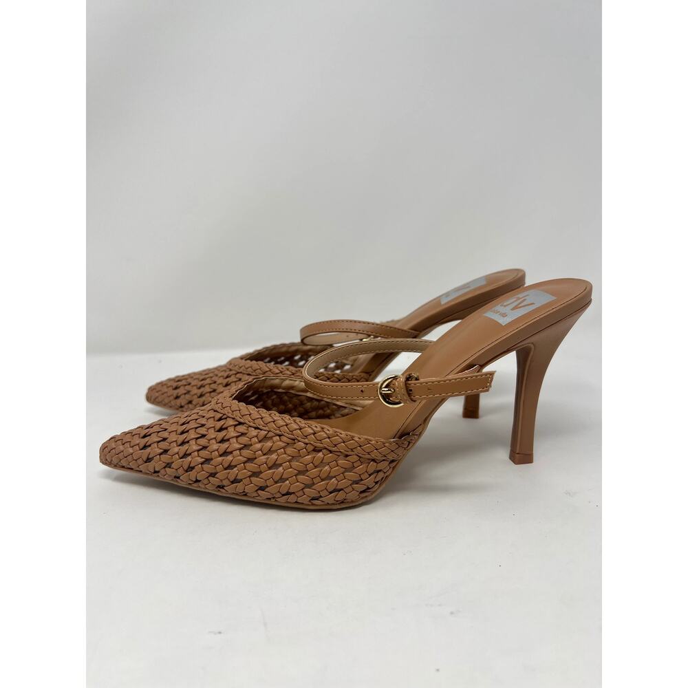 DV Dolce Vita Women's 9M Geanie Woven Toffee Heels - Picture 7 of 9